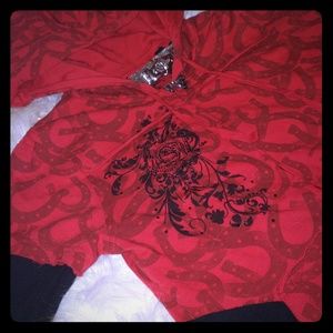 Rock & Roll Cowgirl hoodie size small